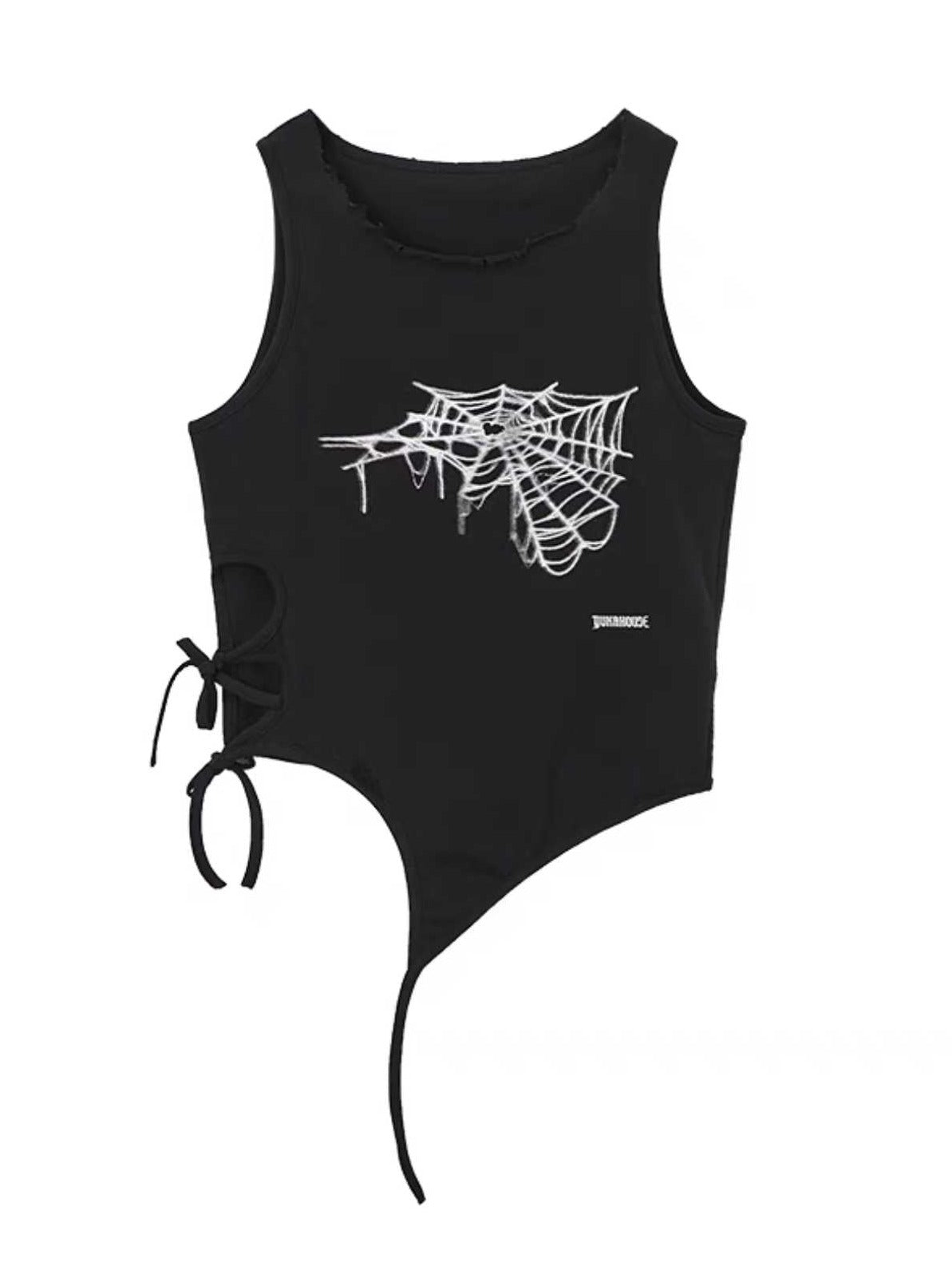 'Wolf Spider' Grunge Spider Web Tank Top AlielNosirrah