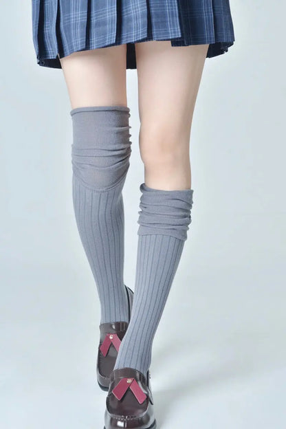 'Cream' Kawaii Cotton Loose Socks Tights AlielNosirrah