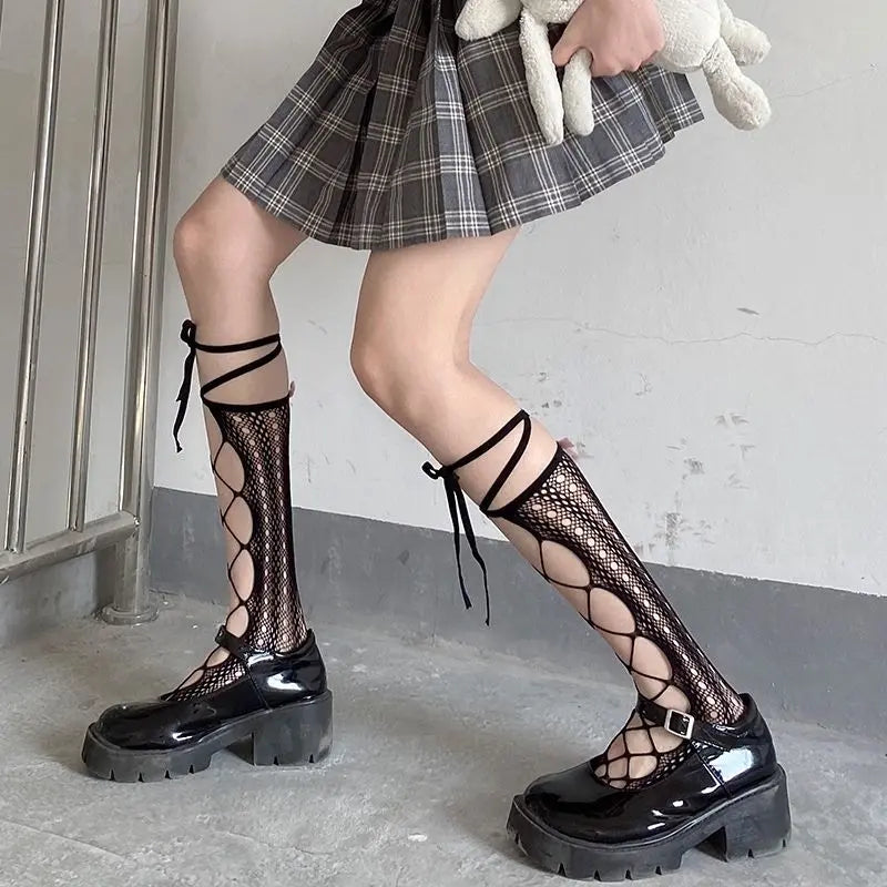 'Grace' Kawaii Straps Lace Socks AlielNosirrah