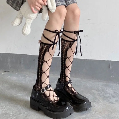 'Grace' Kawaii Straps Lace Socks AlielNosirrah