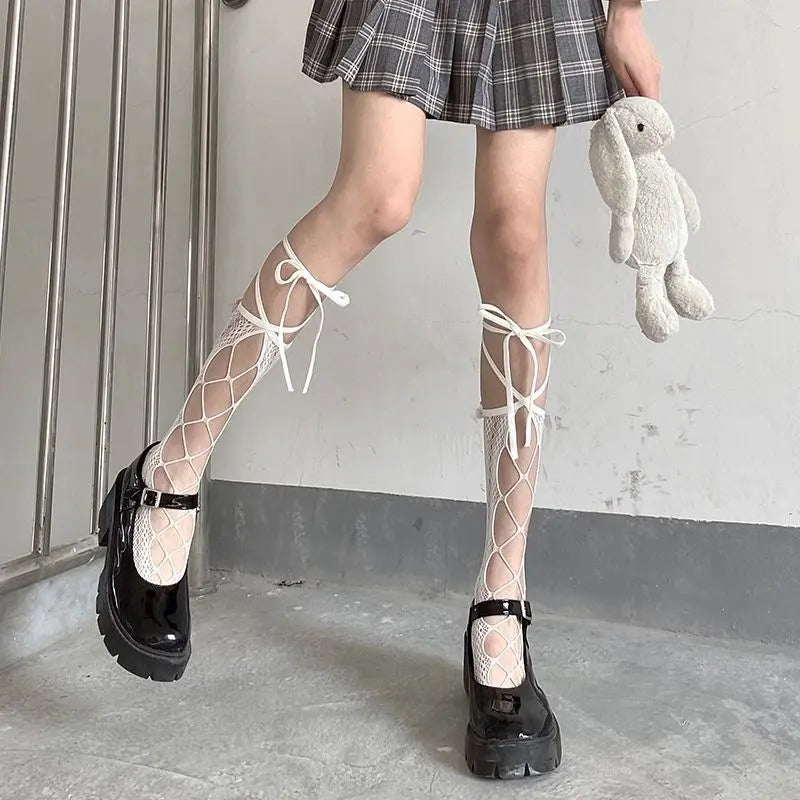 'Grace' Kawaii Straps Lace Socks AlielNosirrah