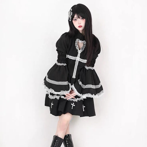 holy lacy doll ドレスとボンネットのセット-