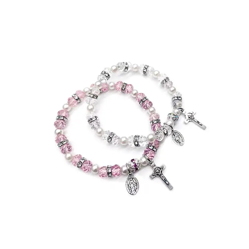 AlielNosirrah- 'Lullaby' Dreamy Egirl Cross Pendants Bracelet