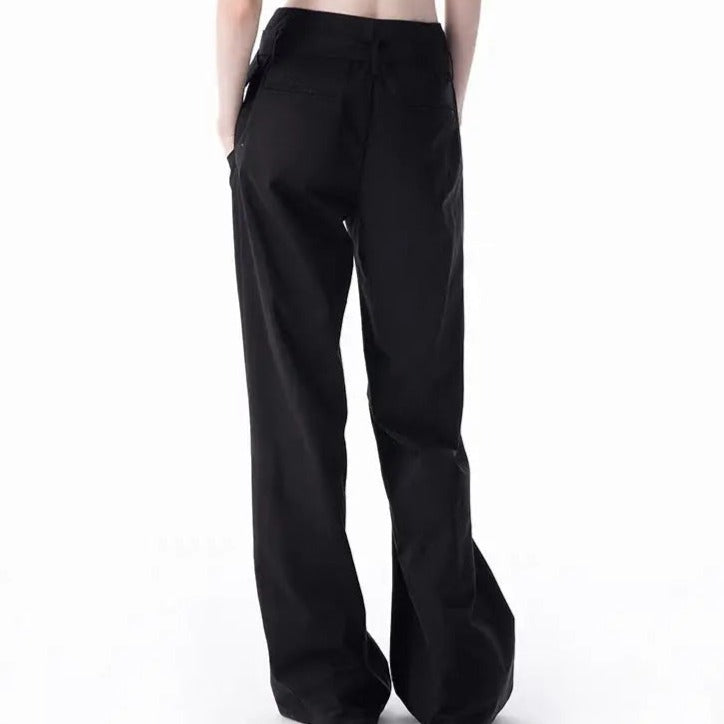 'Safe Zone' Buckle Belt Wide-Leg Pants AlielNosirrah