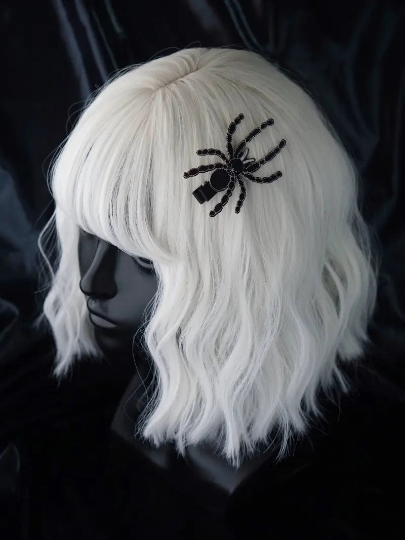 'Trapped' Dark Goth Spider Shape Hair Pins AlielNosirrah